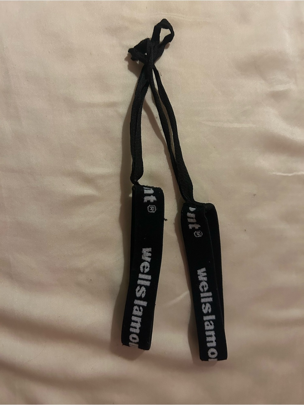 Black Wells Lamont Branded Wrist Straps